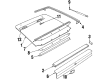 Pontiac J2000 Sunbird Lift Support Diagram - 20531377