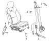 Cadillac CT4 Seat Belt Diagram - 85082188