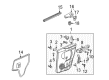 Pontiac Aztek Weather Strip Diagram - 10411700