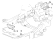 Cadillac Escalade Engine Mount Bracket Diagram - 85608075
