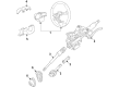 Cadillac ATS Steering Column Cover Diagram - 22737223