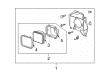 GMC Canyon Headlight Diagram - 15114777