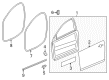 Buick Verano Weather Strip Diagram - 13260058