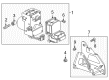 Buick ABS Pump And Motor Assembly Diagram - 10333415