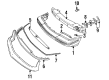 Chevy Beretta Air Deflector Diagram - 12394186