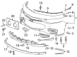 Chevy Malibu Bumper Cover Diagram - 84042376