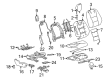 Chevy Camaro Seat Cushion Diagram - 92230410
