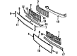 Chevy Blazer Air Deflector Diagram - 15569086