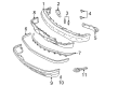 Chevy Blazer Air Deflector Diagram - 88967924