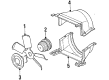 Chevy C10 Suburban Cooling Fan Assembly Diagram - 14015378