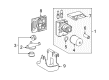 Chevy ABS Pump And Motor Assembly Diagram - 25922981