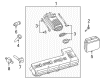 Cadillac DeVille Engine Control Module Diagram - 12573650