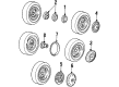 Chevy V20 Suburban Wheel Cover Diagram - 349039