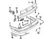 Buick Bumper Reflector Diagram - 5975881