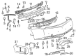 Cadillac Parking Assist Sensor Diagram - 20914917
