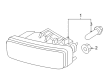 Chevy Aveo Fog Light Diagram - 96540260