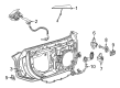 Chevy Corvette Exterior Door Handle Diagram - 85162981