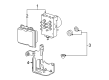 Chevy Suburban 2500 ABS Pump And Motor Assembly Diagram - 19417203
