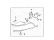 Cadillac Fog Light Diagram - 25797624