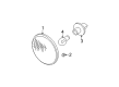 Pontiac Tail Light Diagram - 15000128