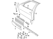 Pontiac Grand Am Door Moldings Diagram - 88891505