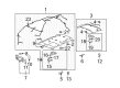 Chevy Tahoe Interior Door Handle Diagram - 25836769