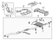 Cadillac ATS Catalytic Converter Diagram - 19420222