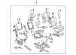 Chevy Silverado 1500 Classic Seat Covers Diagram - 19127415
