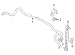 Saturn Astra Sway Bar Link Bushing Diagram - 13208048