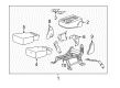 Chevy Avalanche Seat Cushion Diagram - 15243901