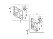 Chevy Aveo Cooling Fan Assembly Diagram - 96536520