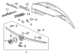 Buick Regal TourX Emblem Diagram - 39123812