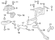 Buick Envista Engine Mount Torque Strut Diagram - 60002825