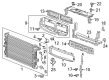Buick Envision Radiator Diagram - 22942965