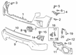 GMC Sierra 1500 Limited Bumper Diagram - 84542588