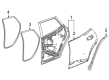 Buick Envista Weather Strip Diagram - 42731721