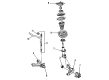 Cadillac 60 Special Strut Mounts Diagram - 22105556