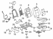 Chevy Silverado 1500 LTD Seat Covers Diagram - 84642505