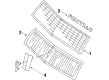Pontiac T1000 Grille Diagram - 10020544
