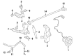 Chevy Colorado Sway Bar Link Bushing Diagram - 15111598