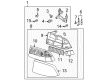 Oldsmobile Headlight Diagram - 16526228