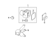 Chevy Impala ABS Pump And Motor Assembly Diagram - 15895605