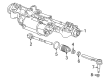Chevy Silverado EV Rack And Pinion Diagram - 86523410