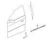 Cadillac STS Emblem Diagram - 15810646