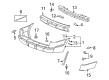 Pontiac Montana Bumper Cover Diagram - 12336006