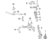 Cadillac Wheel Hub Diagram - 25998408