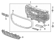 GMC Acadia Emblem Diagram - 84554914
