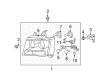 Chevy Suburban 1500 Headlight Diagram - 22853025