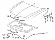 Cadillac XT6 Hood Diagram - 84931160
