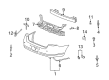 Buick Lucerne Bumper Cover Diagram - 19121117